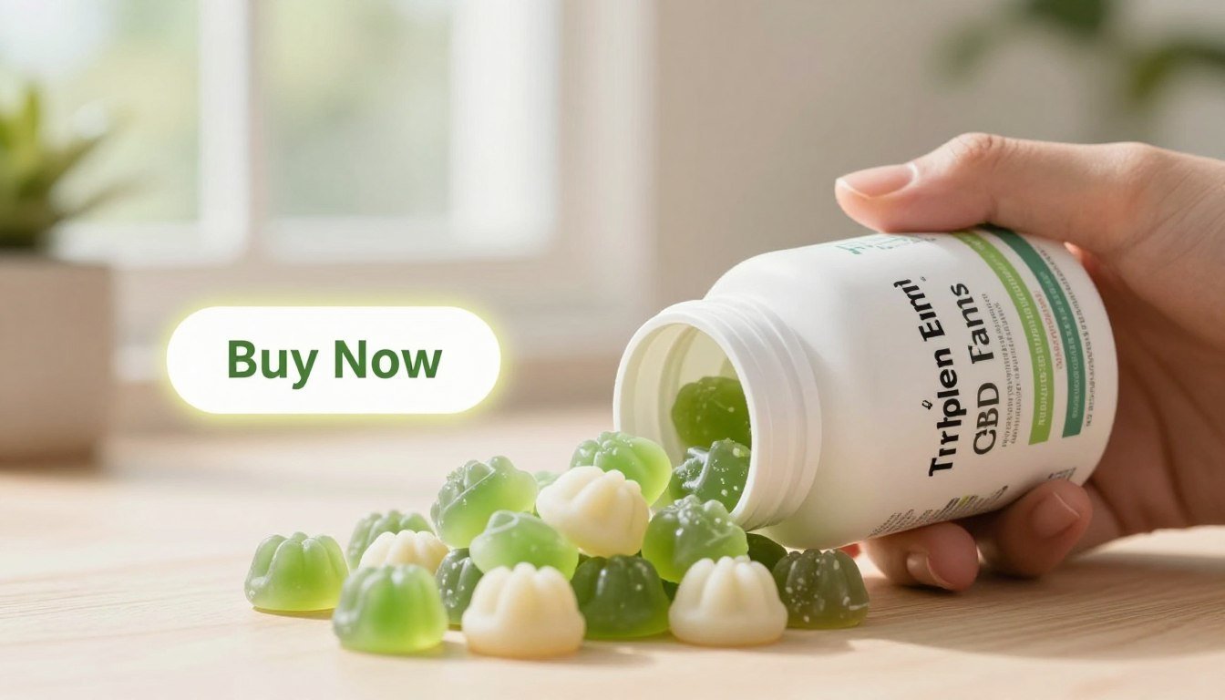 Triple Green Farms – Natural CBD Gummies for Pain Relief, Stress Calm & Better Sleep.