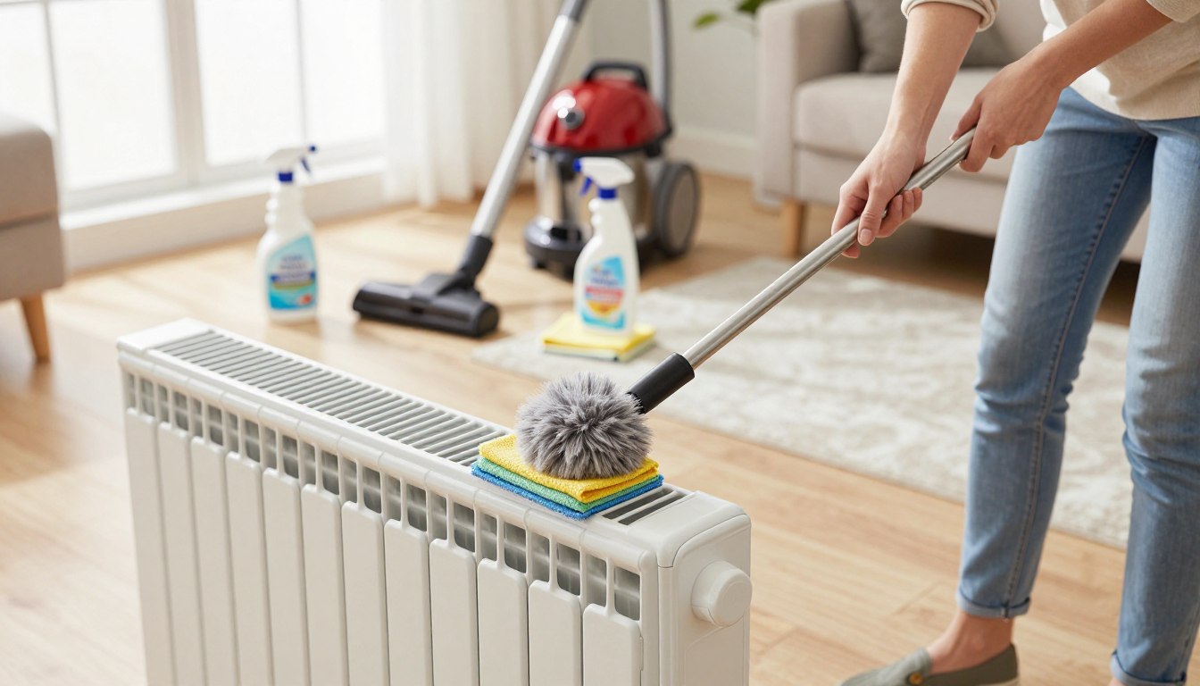 how to clean baseboard heaters